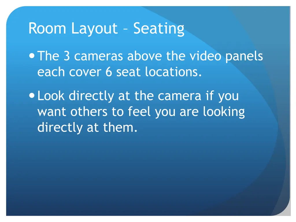 room layout seating 1