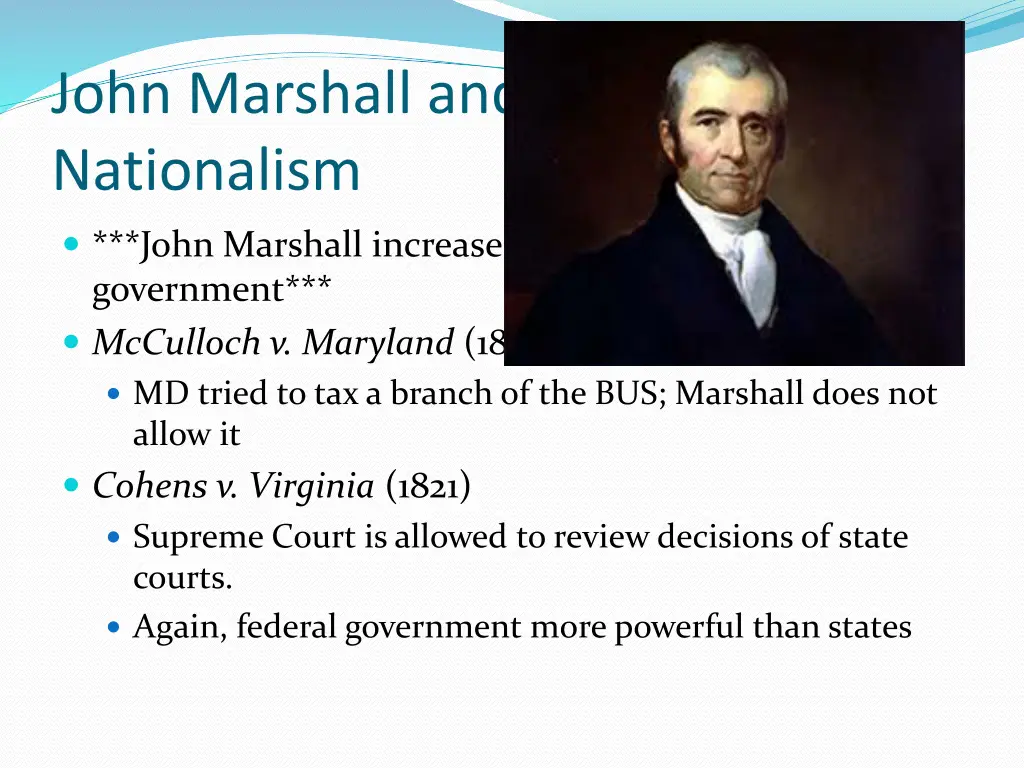 john marshall and judicial nationalism