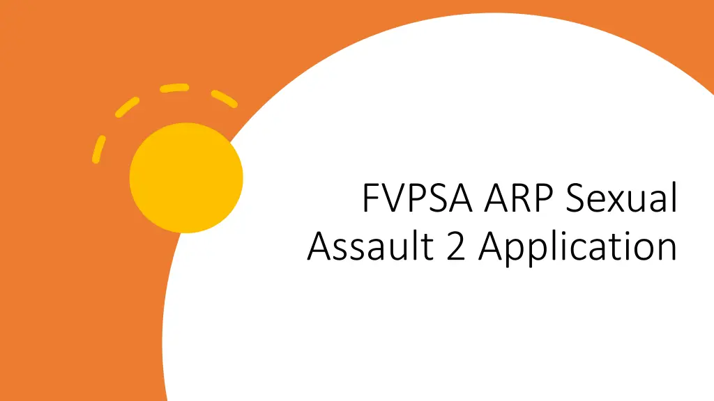 fvpsa arp sexual assault 2 application