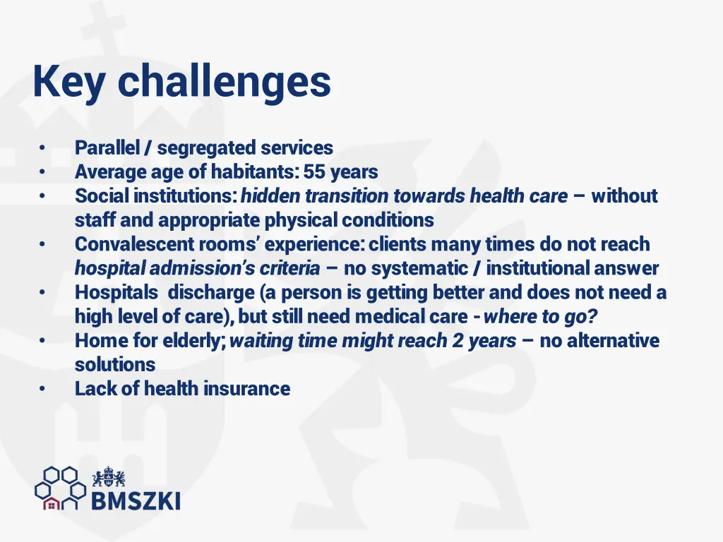 key challenges