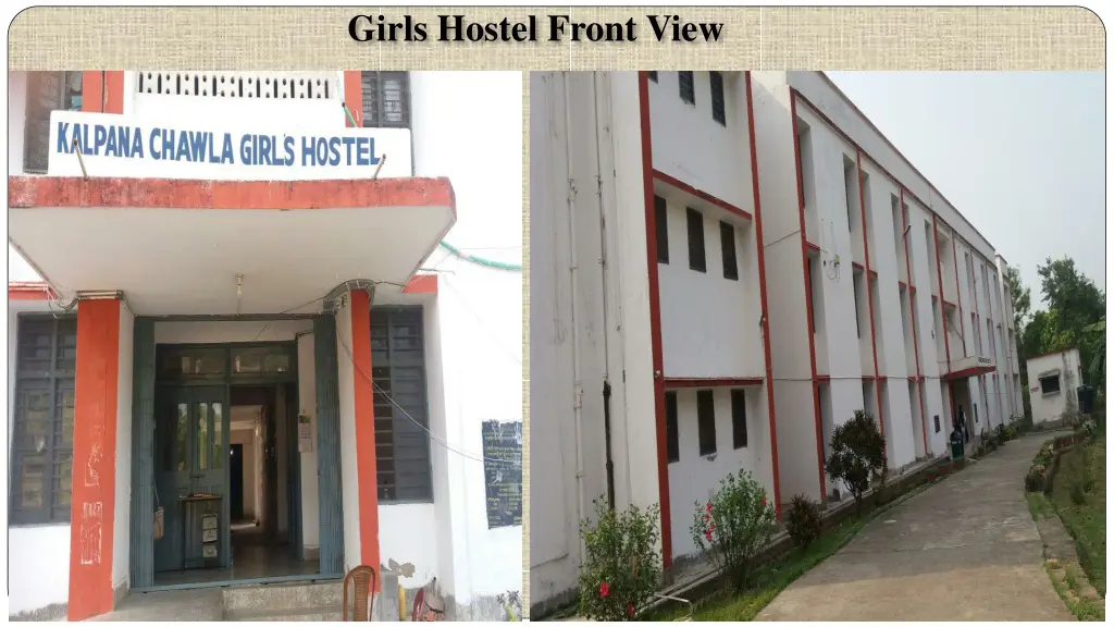 girls hostel front view