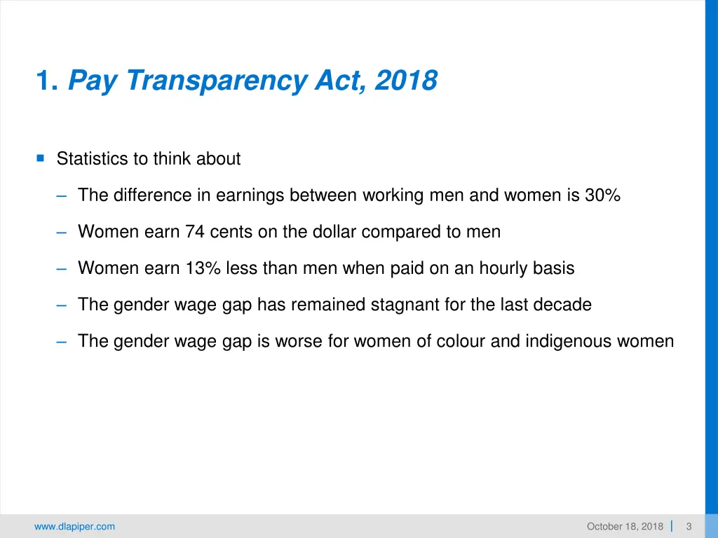 1 pay transparency act 2018