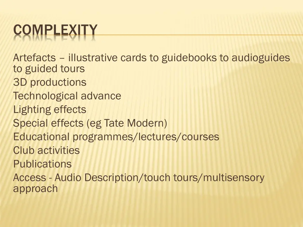 complexity