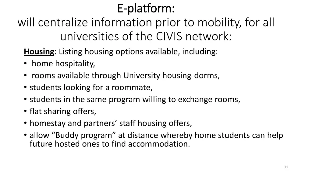 e e platform platform
