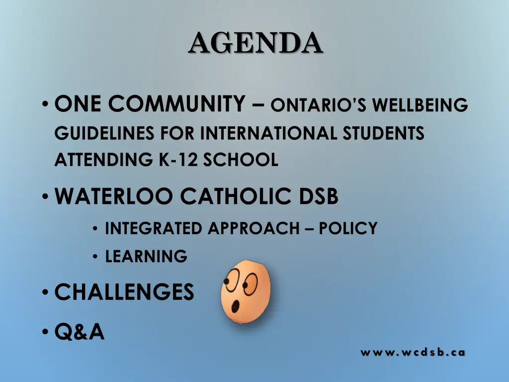 agenda
