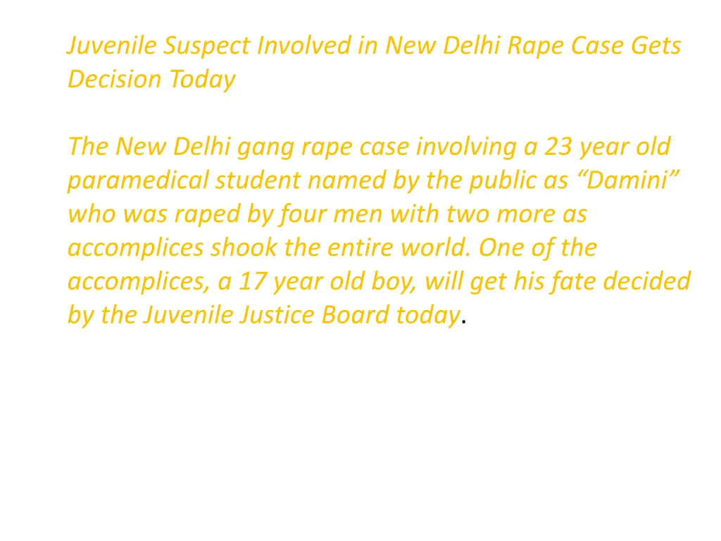 juvenile suspect involved in new delhi rape case