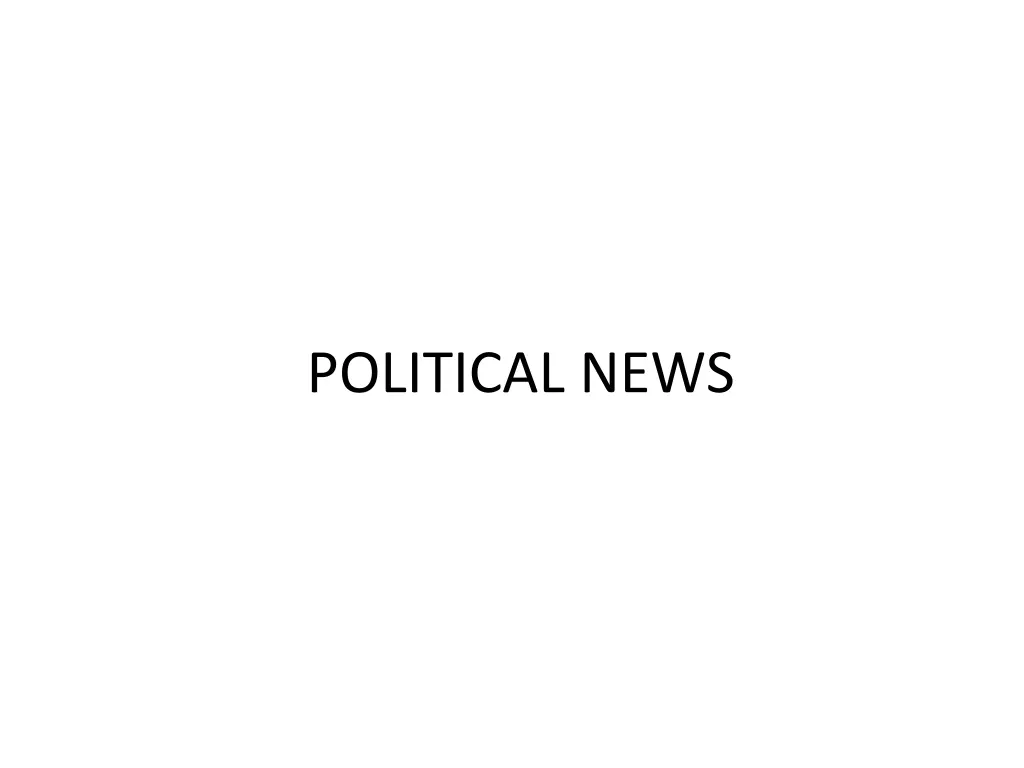 political news