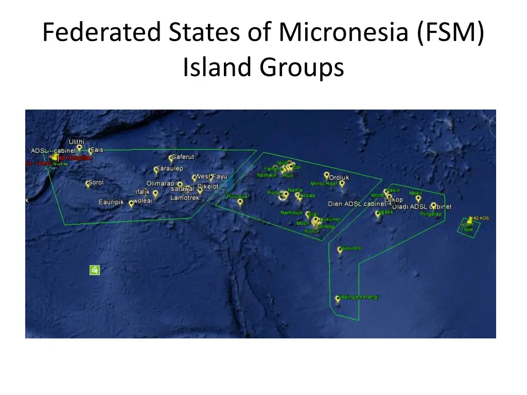 federated states of micronesia fsm island groups