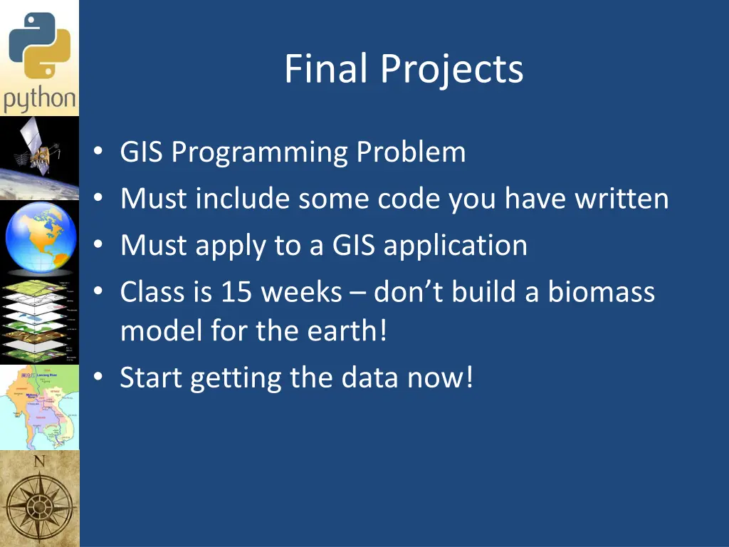 final projects