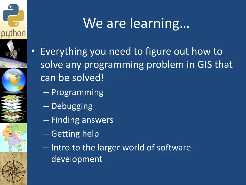 we are learning