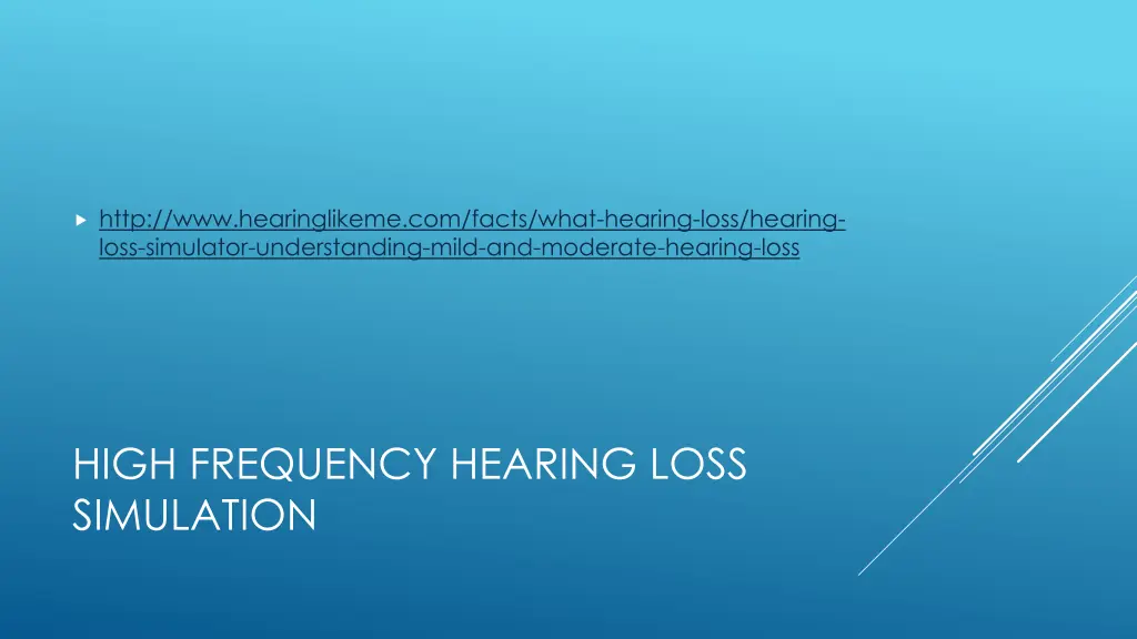 http www hearinglikeme com facts what hearing