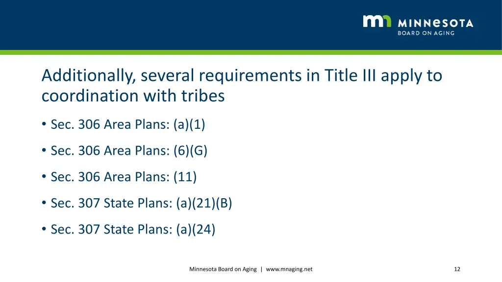 additionally several requirements in title