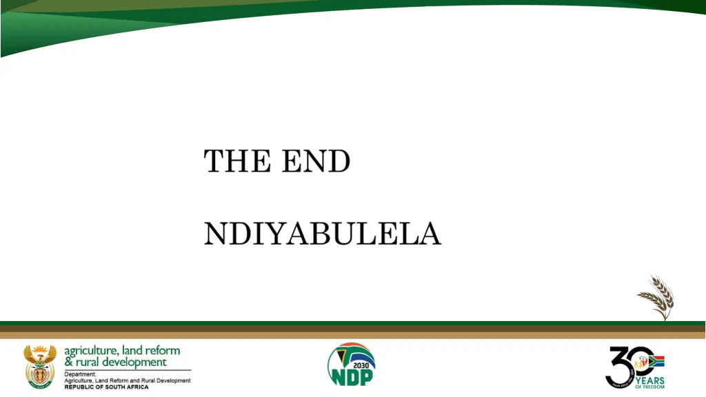 the end