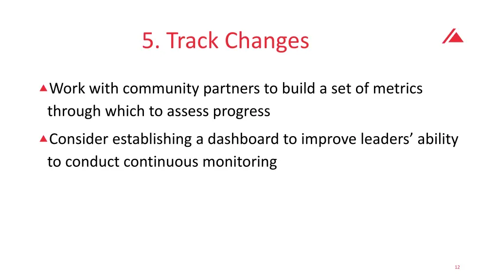 5 track changes