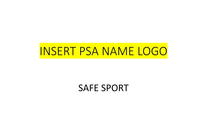 insert psa name logo