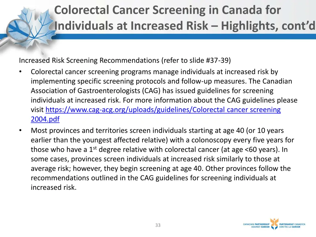 colorectal cancer screening in canada 3