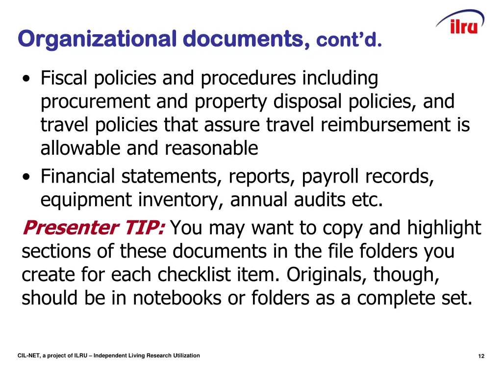 organizational documents organizational documents 1