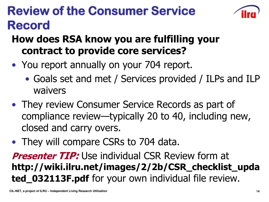review of the consumer service review