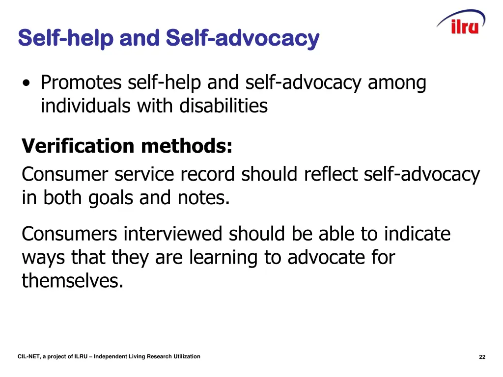 self self help and self help and self advocacy