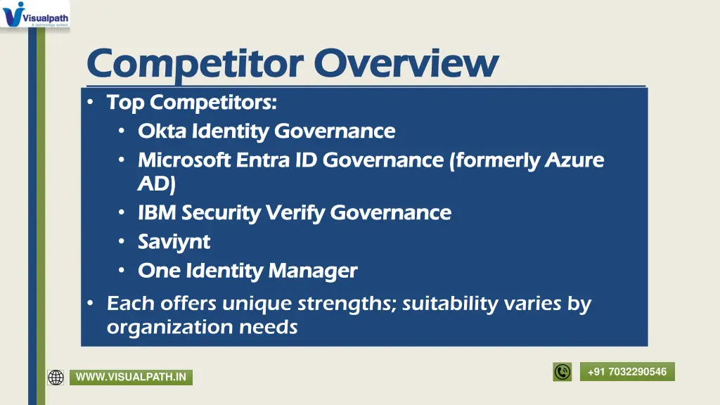 competitor overview competitor overview