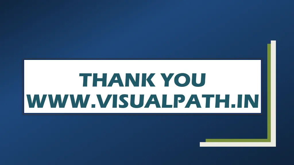 thank you www visualpath in