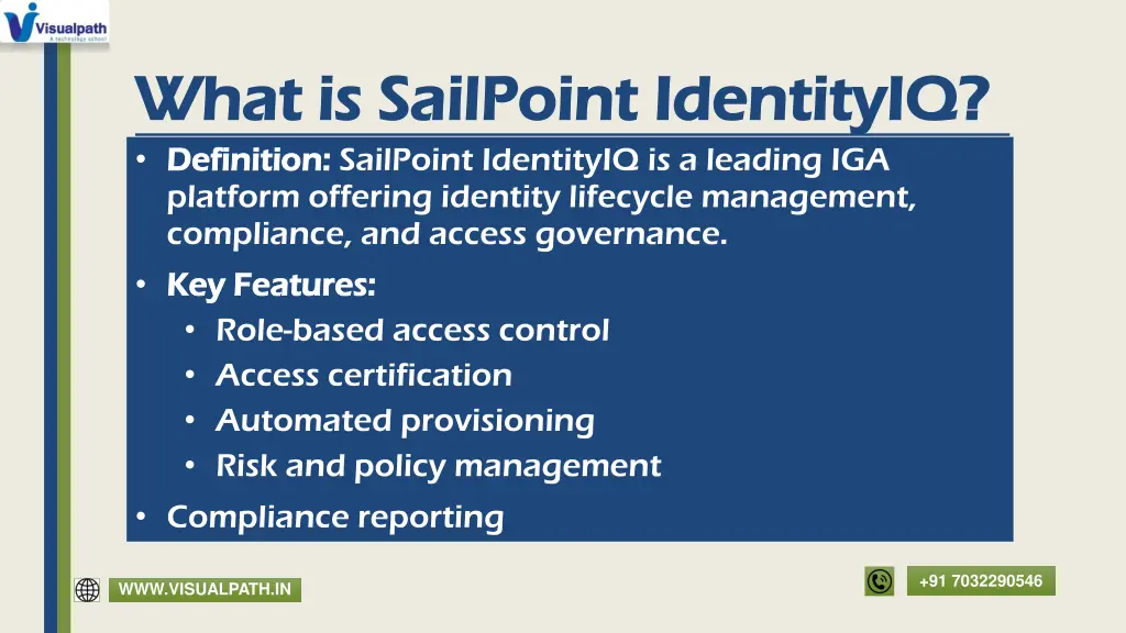 what is sailpoint identityiq what is sailpoint