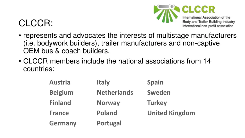 clccr represents and advocates the interests