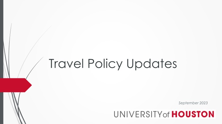 travel policy updates