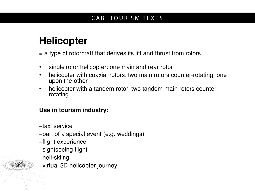 helicopter