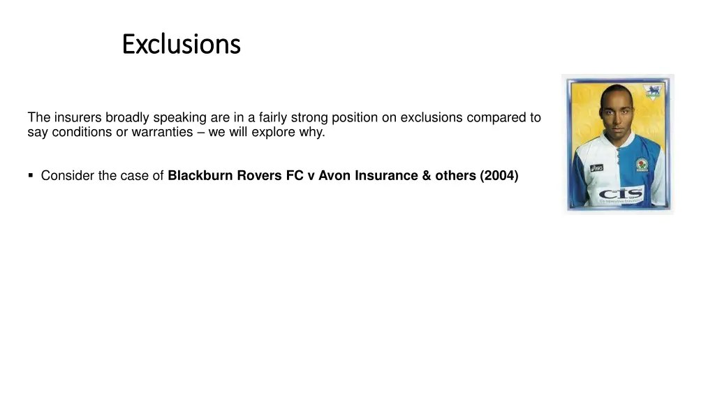 exclusions exclusions