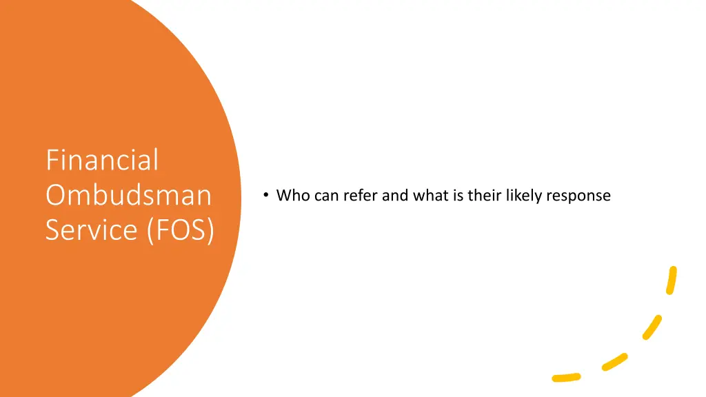 financial ombudsman service fos