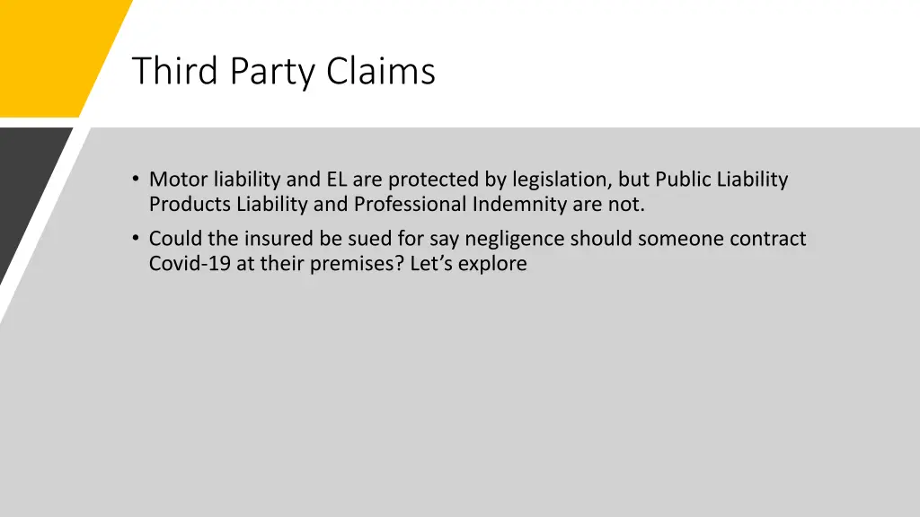 third party claims