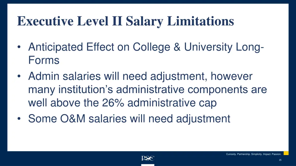 executive level ii salary limitations 3