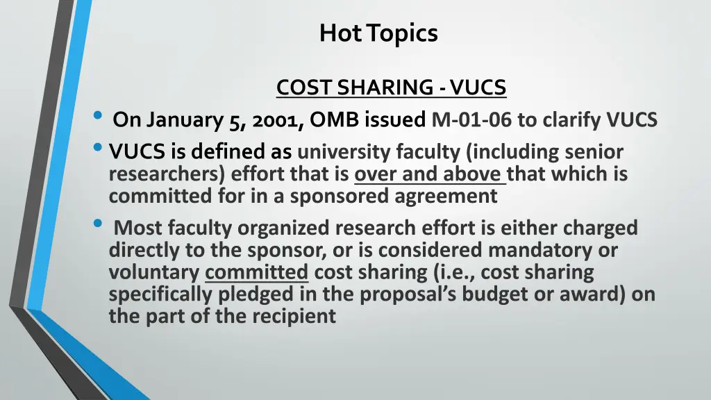 hot topics 1