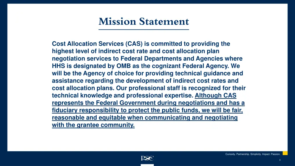 mission statement