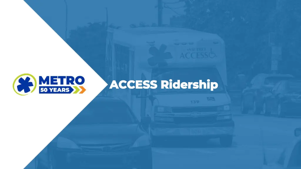 access ridership access ridership