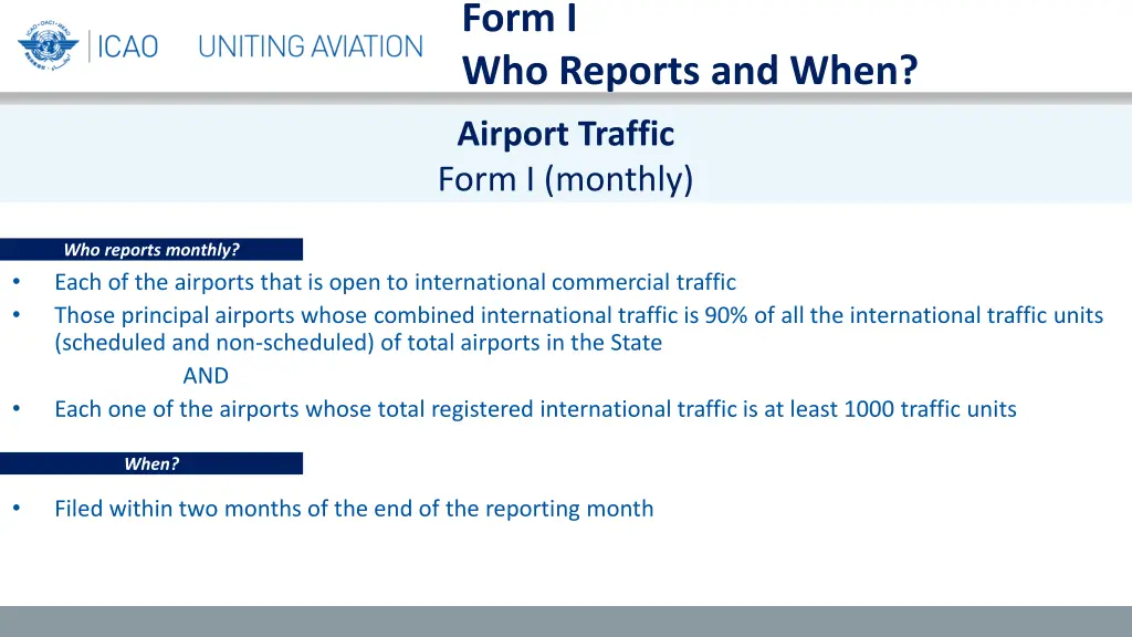 form i who reports and when