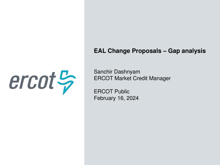 eal change proposals gap analysis
