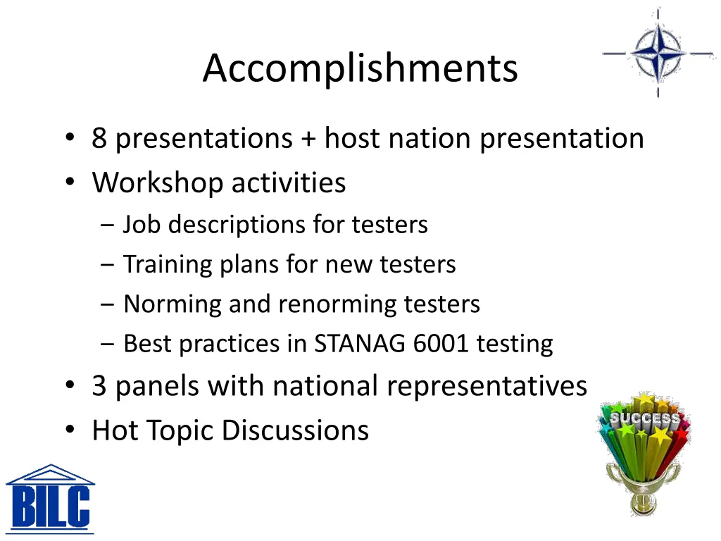 accomplishments