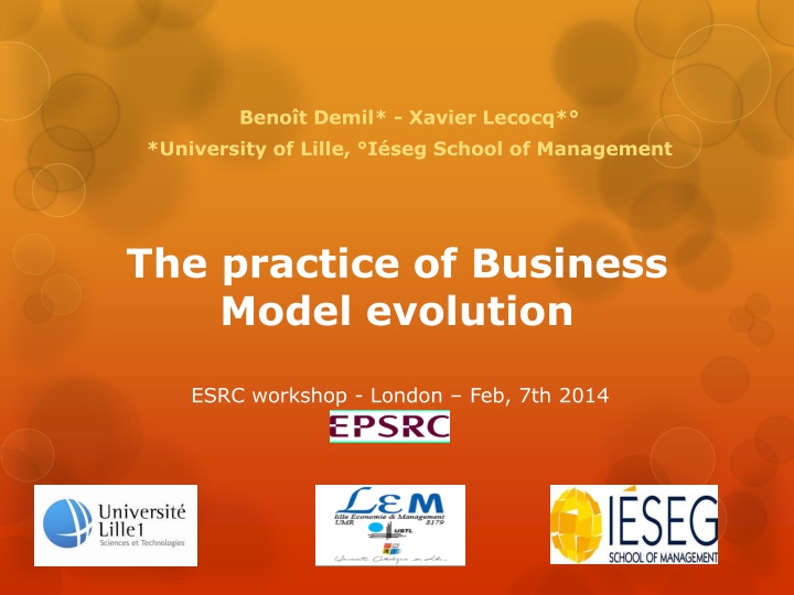 beno t demil xavier lecocq university of lille