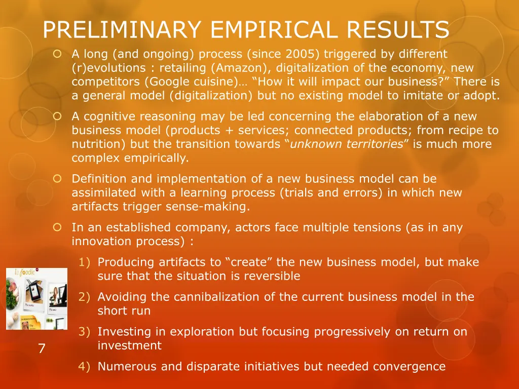 preliminary empirical results a long and ongoing