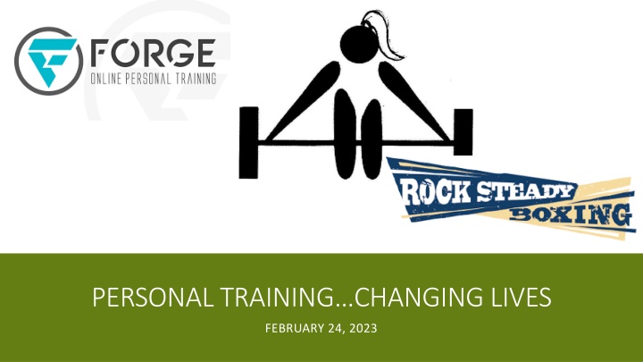 personal training changing lives