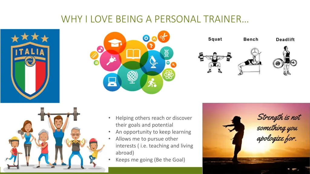 why i love being a personal trainer
