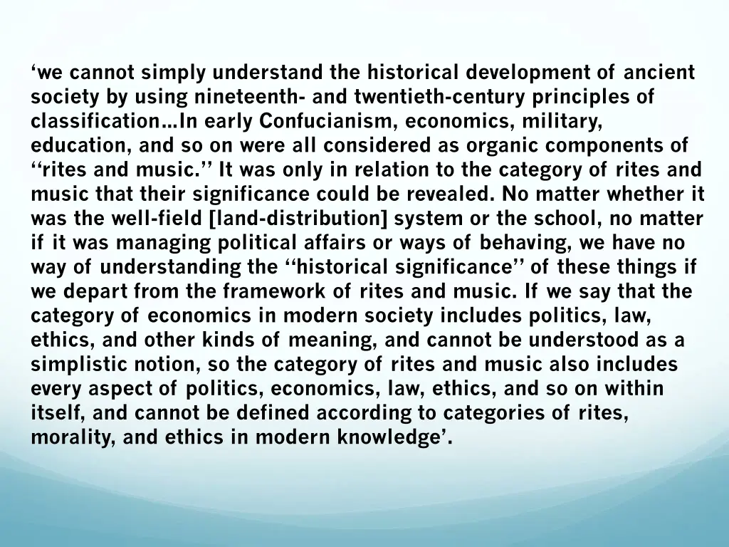 we cannot simply understand the historical