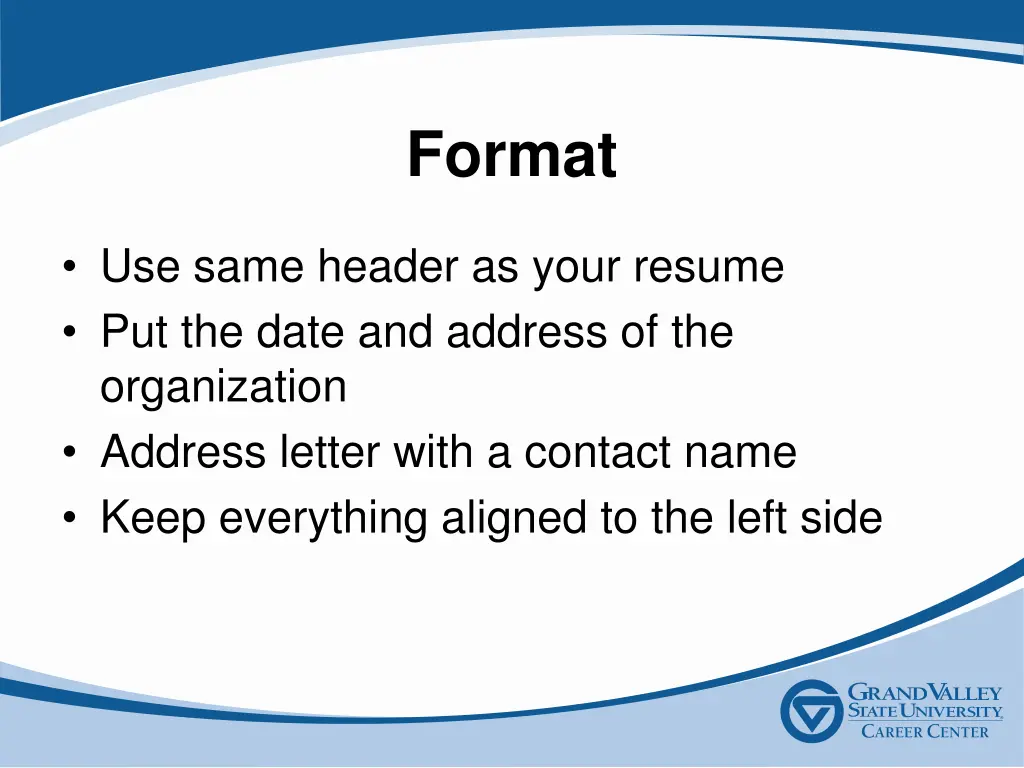 format