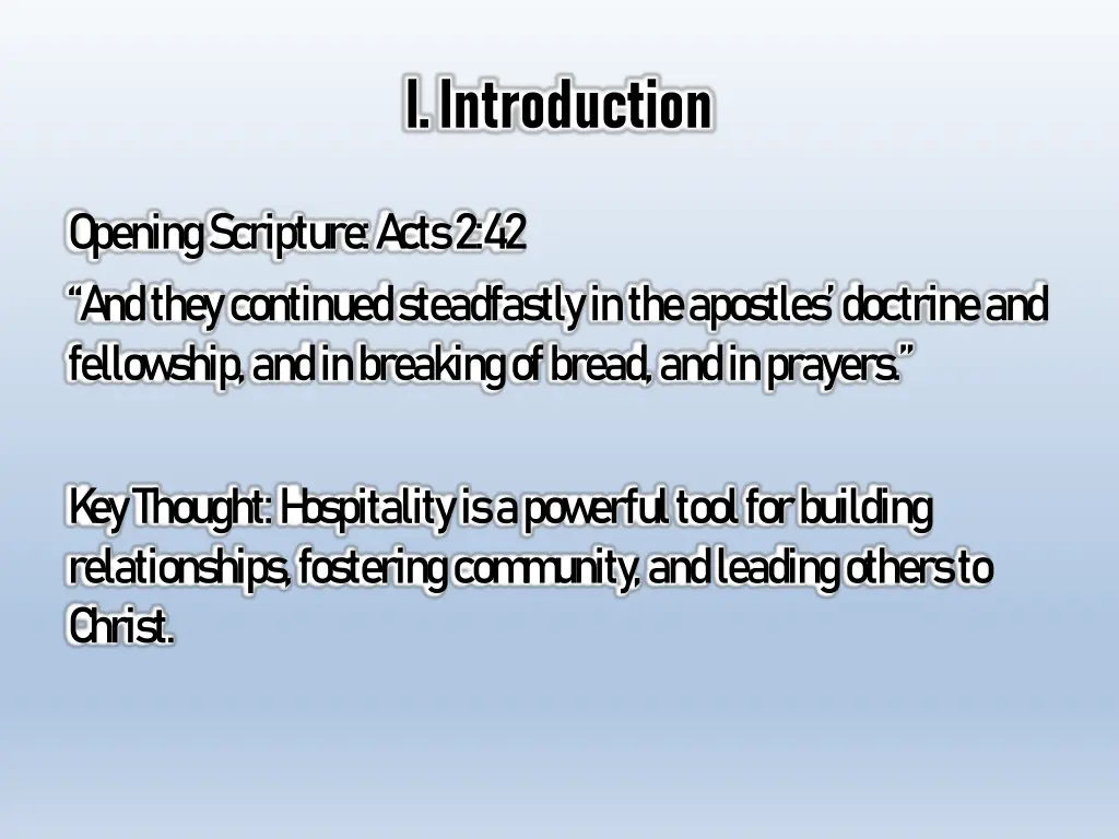 opening scripture a cts 2 42 a nd they continued