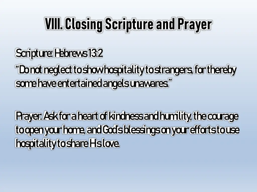 scripture h ebrew s 13 2 d o not neglect to show