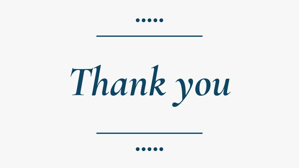 thank you