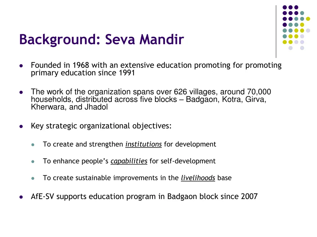 background seva mandir