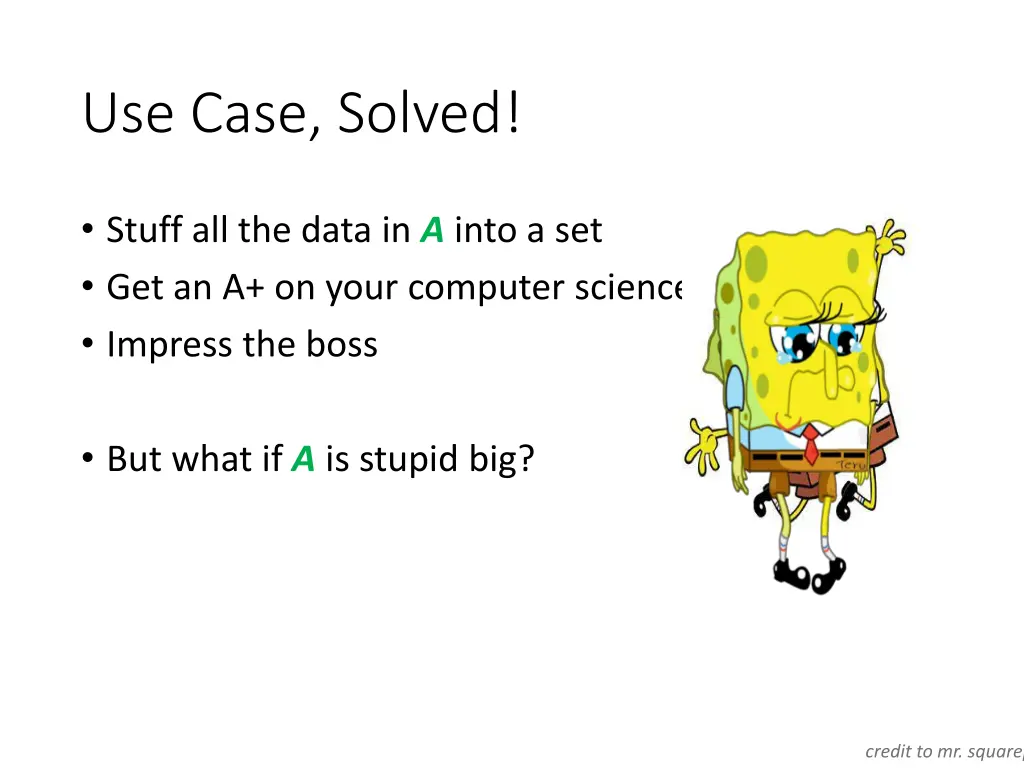 use case solved
